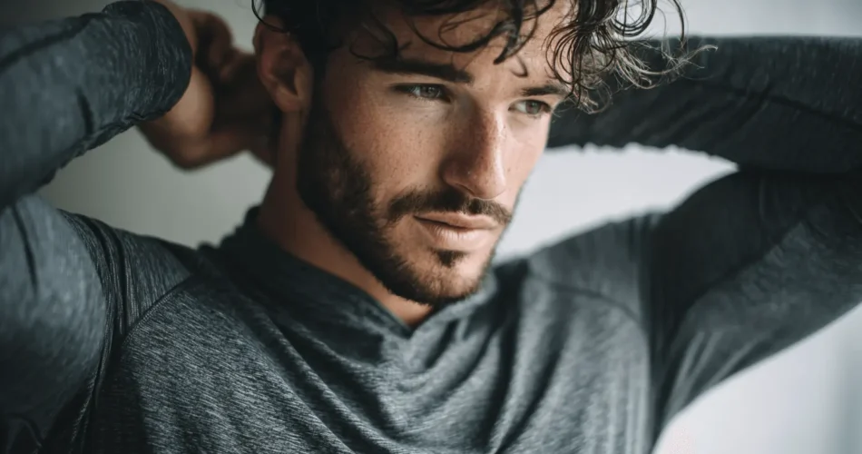 a guy wearing baselayer